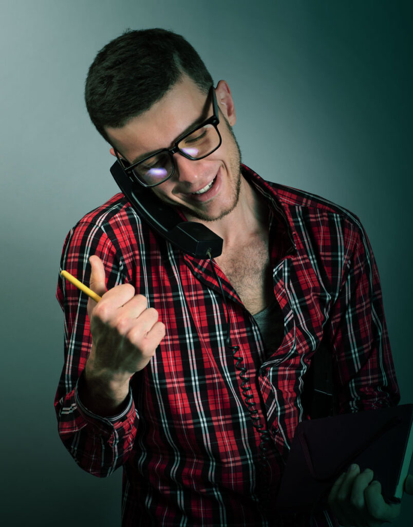 Man talking on the phone